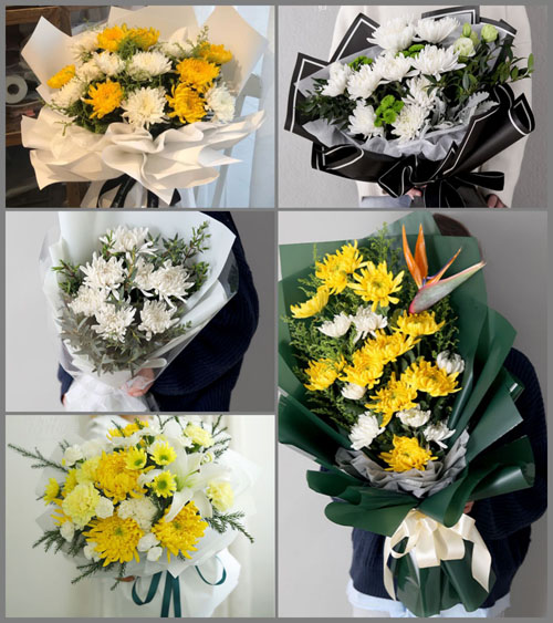 广东揭阳市惠来县靖海镇西锋村白事花束代送